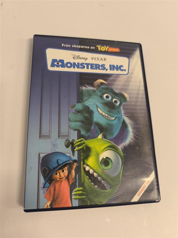 Monsters, Inc. – DVD (VG‑skick)
