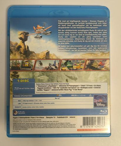 Disney Flygplan 2: Räddningstjänsten (Blu-ray)