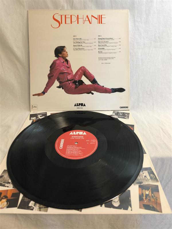 Stephanie – Live Your Life (Vinyl, LP, Album, 1986)