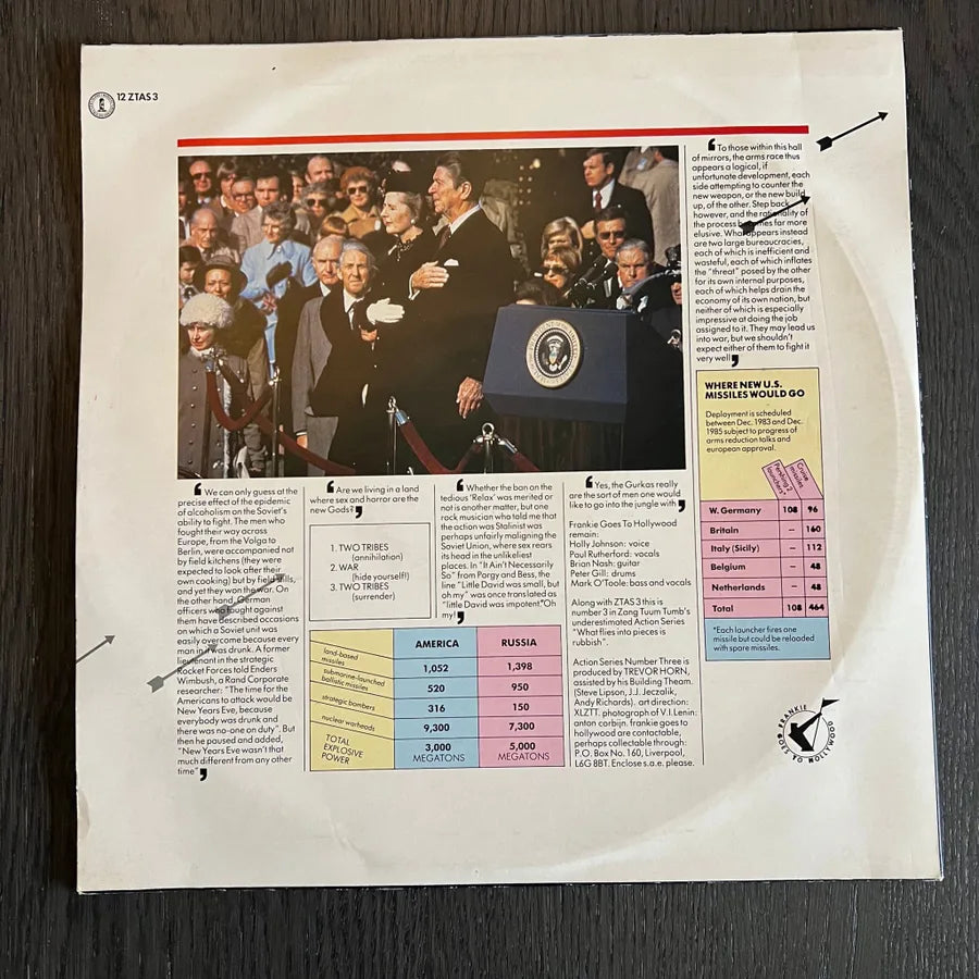 Frankie Goes to Hollywood - Two Tribes Vinyl Maxi 1984