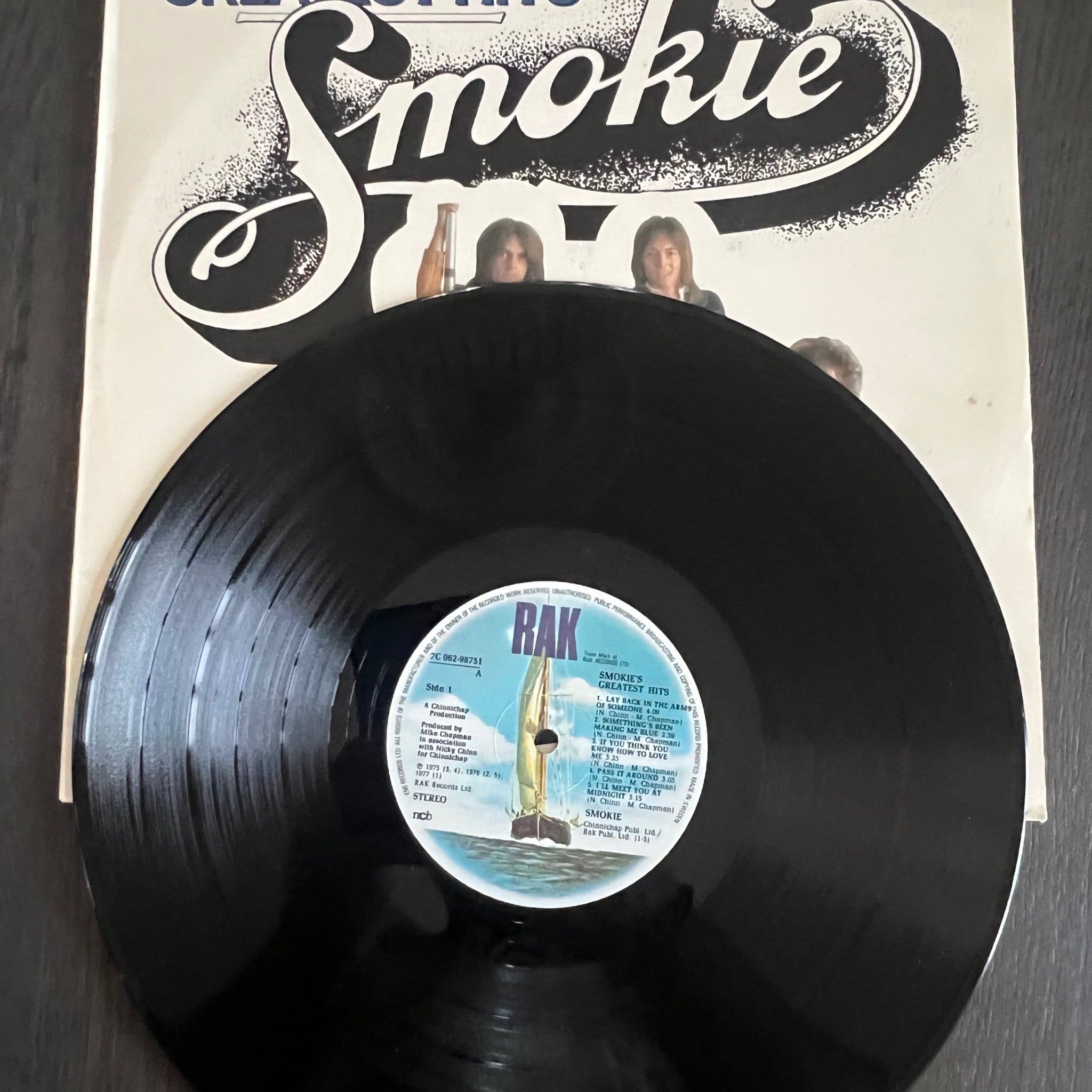 Smokie - Greatest Hits Vinyl LP featuring "Living next door to Alice"