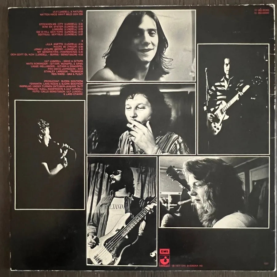 Ulf Lundell and Nature - The Night Had Been Mild and Tender /LP 1977