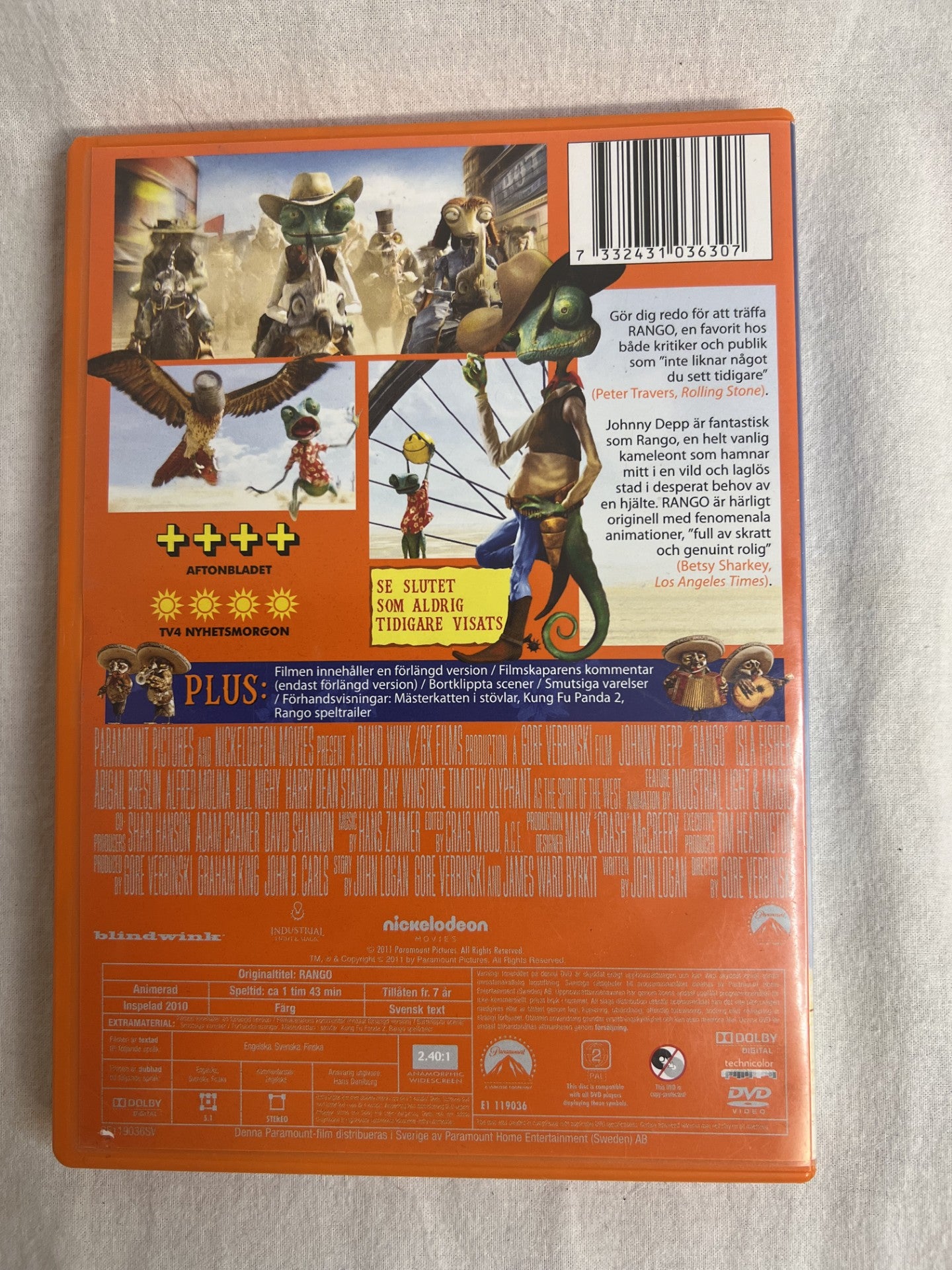DVD Rango