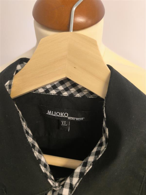 Black men's shirt from Mijoko Men's Wear, XL