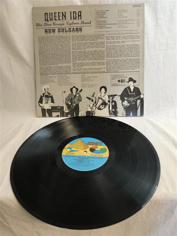 Queen Ida & The Bon Temps Zydeco Band – New Orleans (LP, Sonet)