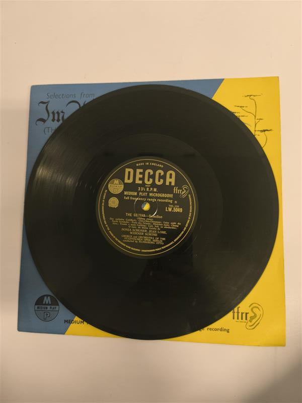 Decca 33⅓ rpm (1 skiva, 2 sidor)