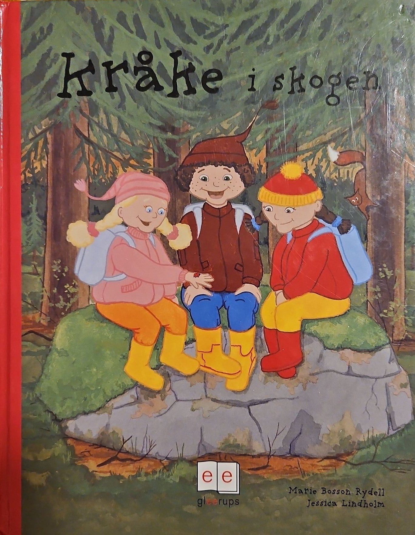 Children's book "Kråke in the Forest" by Marie Bosson and Jessica Lindholm