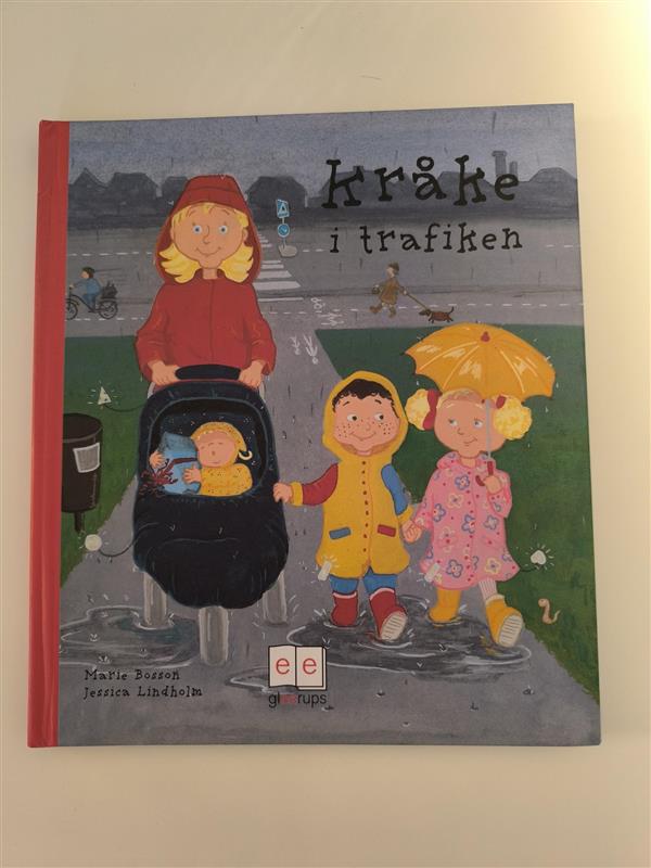 Children's book "Kråke in traffic" by Marie Bosson and Jessica Lindholm