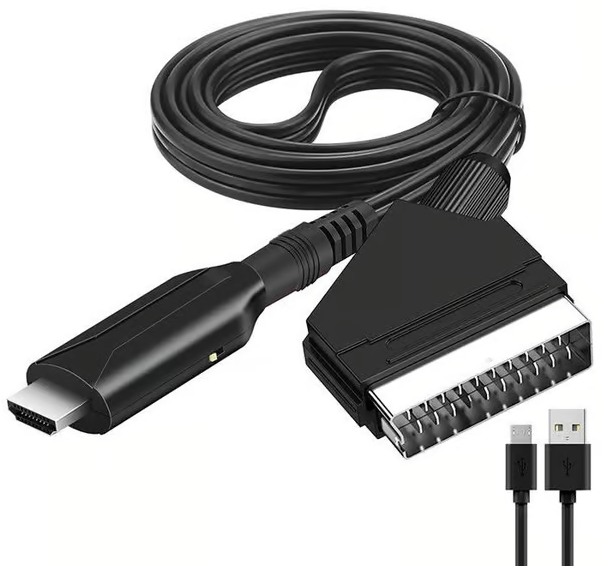 SCART adapter for VHS to HDMI