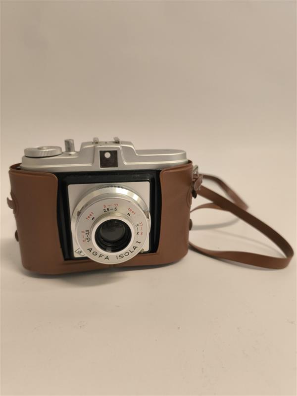 Agfa Isolette – vintage kamera (inkl. läderväska) #3