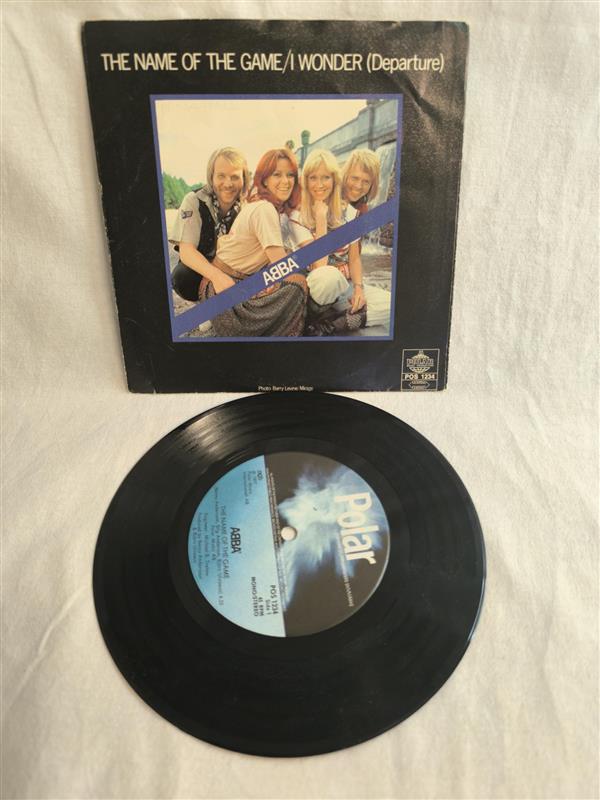 ABBA – The Name of the Game I Wonder (Departure) (7” Vinyl, 1977)