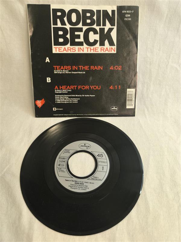 Robin Beck – Tears in the Rain (7”)