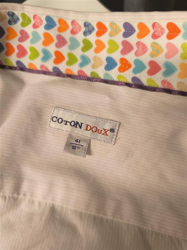 Coton Doux – Light pink shirt, size 41 / 16”