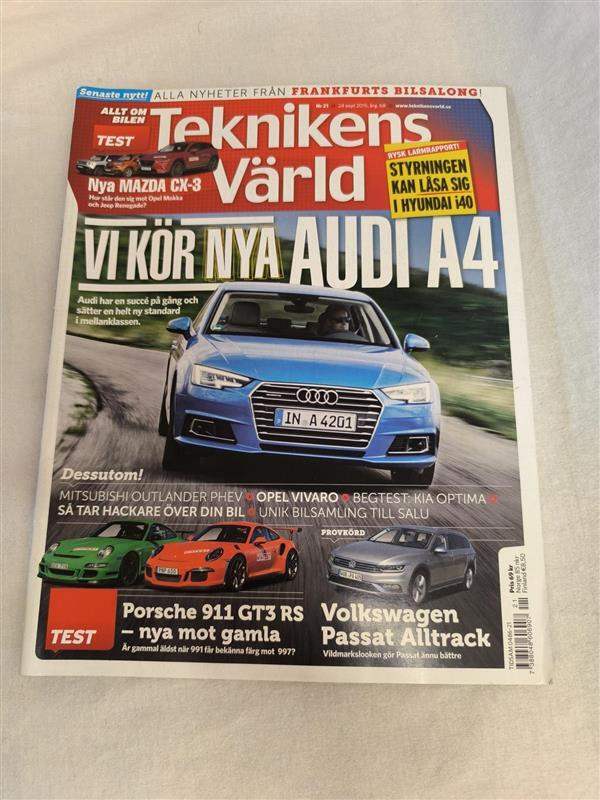 Teknikens Värld, No. 21 of September 24, 2015
