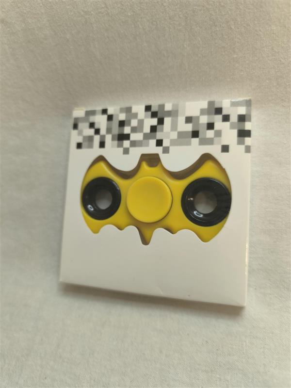 Bat Fidget Spinner – Yellow with Ball Bearings