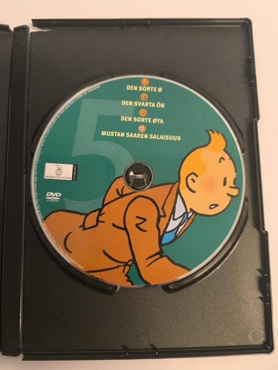 Tintin: Den Svarta Ön (DVD)