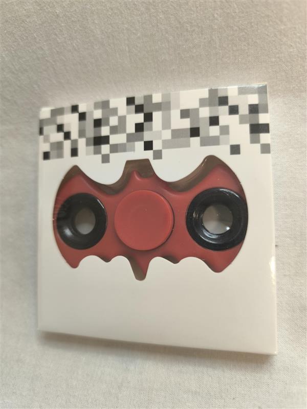 Bat Fidget Spinner – Red with Ball Bearings
