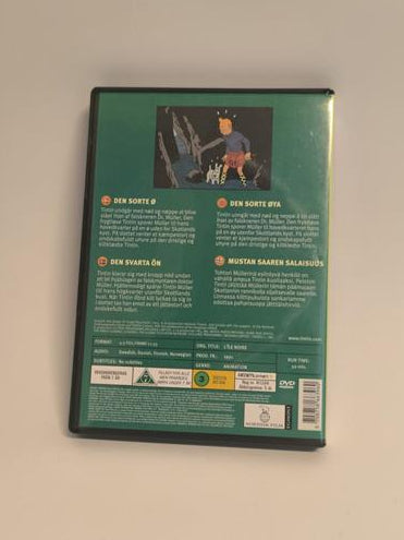 Tintin: Den Svarta Ön (DVD)
