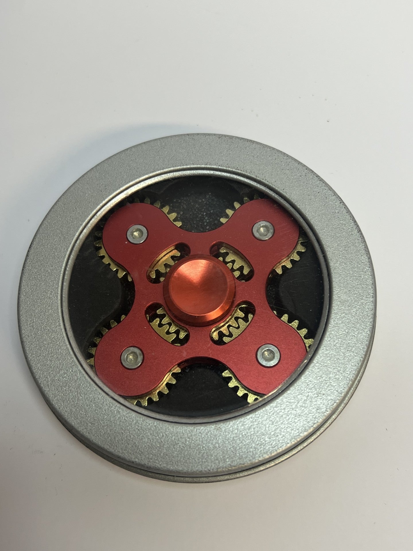 Fidget Spinner Deluxe New from Kendama Nordics Red/Brass