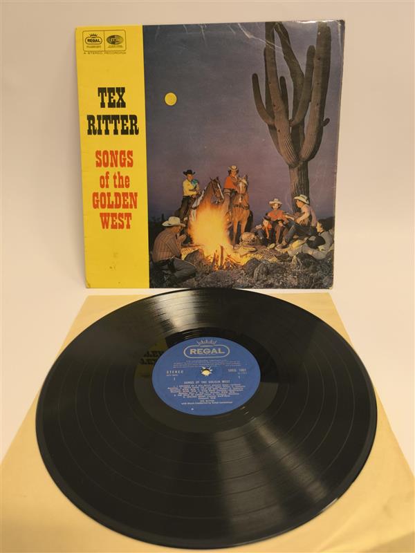 Tex Ritter – Songs of the Golden West (LP, Vinyl) – Classic Country!