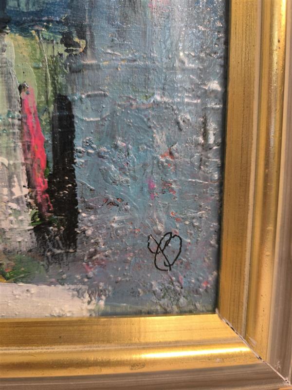 A large painting "Galaxy" - abstract painting