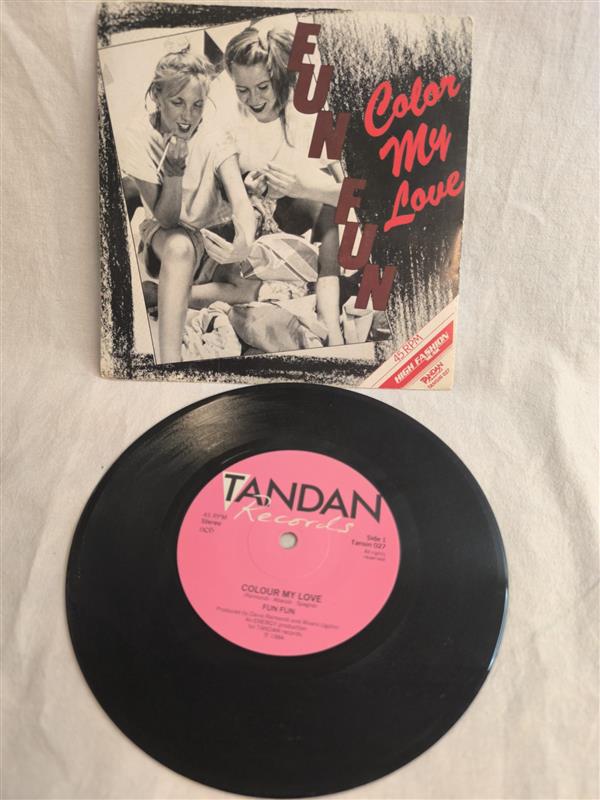Fun Fun – Colour My Love - Italo Disco (7” Vinyl, 1984)