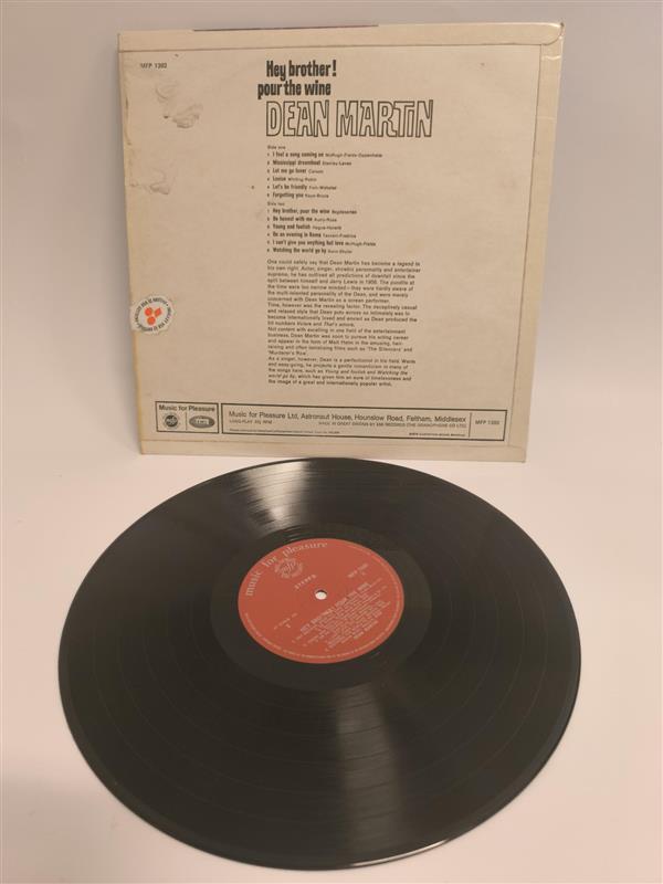 Dean Martin – Hey Brother! Pour The Wine (LP, Vinyl)