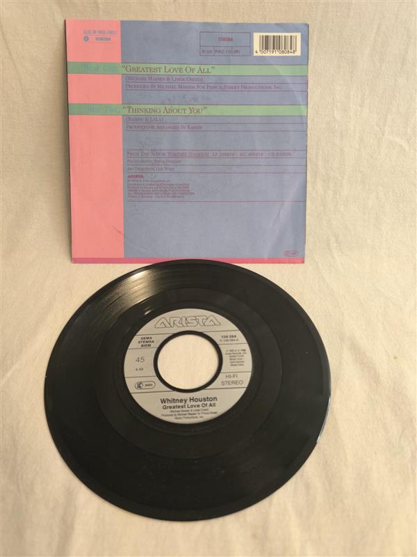 Whitney Houston - Greatest Love of All Single