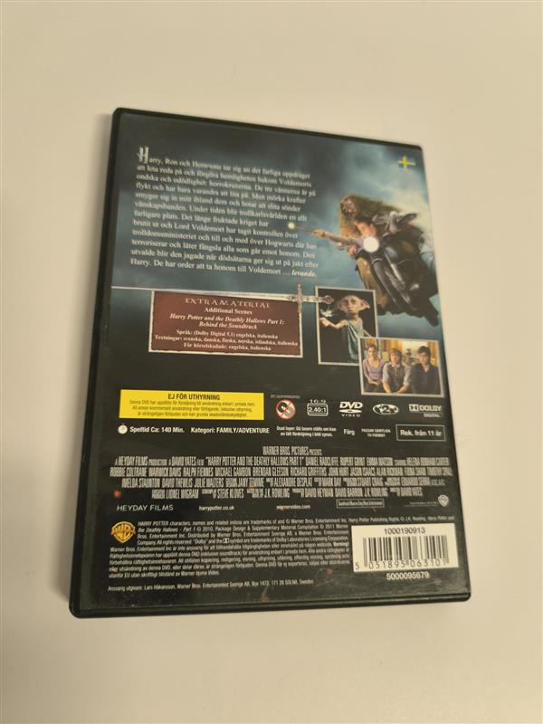Harry Potter och Dödsrelikerna Del 1 – DVD