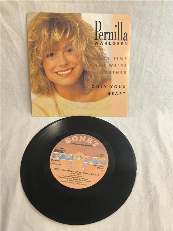 Pernilla Wahlgren – Every Time When We’re Together (7” Vinyl, 1987)