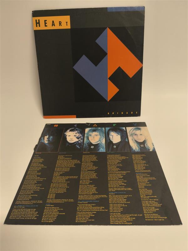 Heart – Brigade (LP) – VG / G+ skick