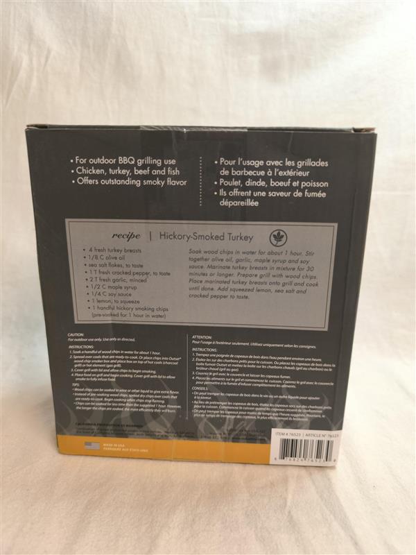 Wood chips for grilling - Hickory - NEW