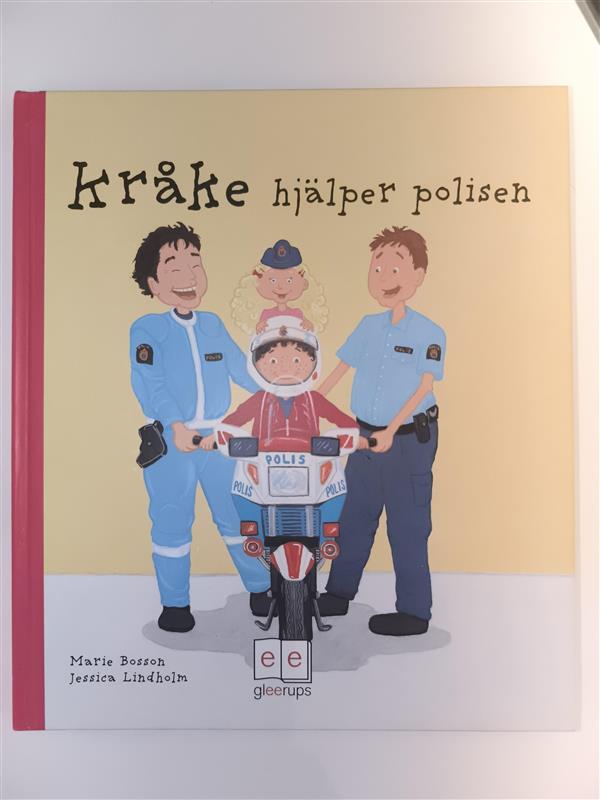 Children's book "Kråke Helps the Police" by Marie Bosson and Jessica Lindholm