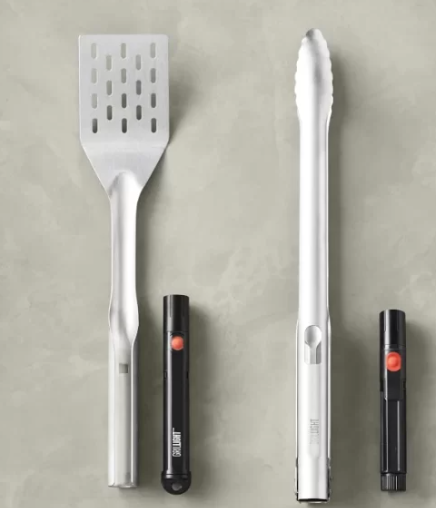 Grilling tools in 2-pc with light - GrillLight LED - NEW