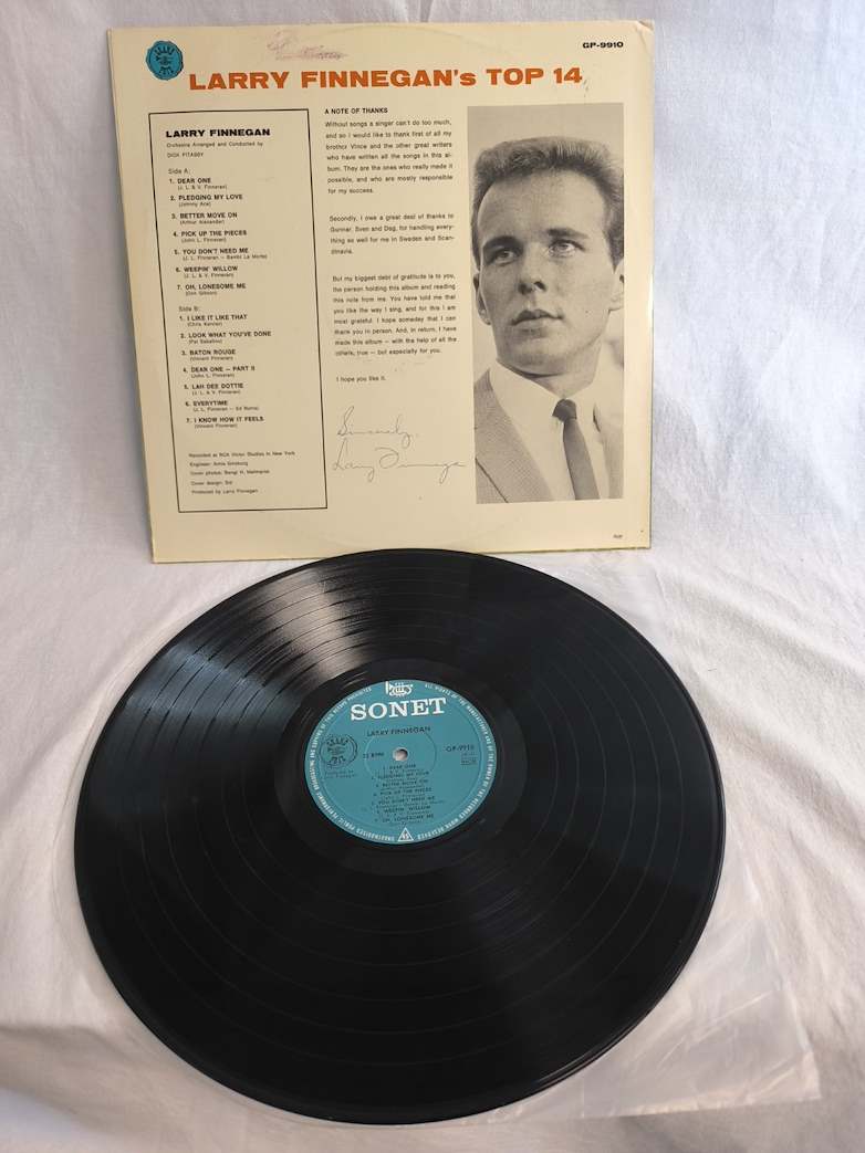 Larry Finnegan – Top 14 (GP-9910), LP