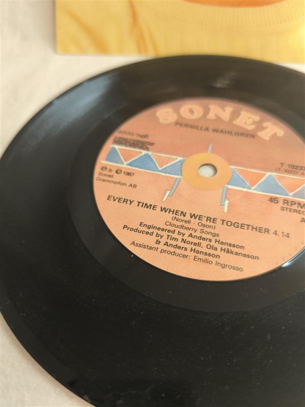 Pernilla Wahlgren – Every Time When We’re Together (7” Vinyl, 1987)