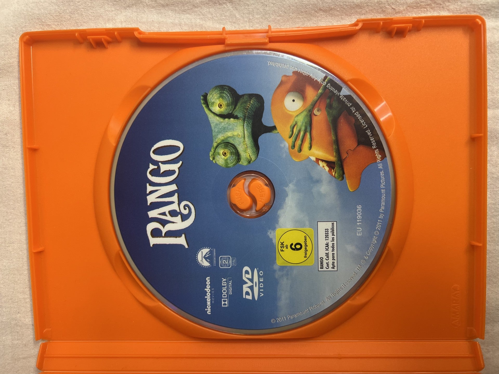 DVD Rango