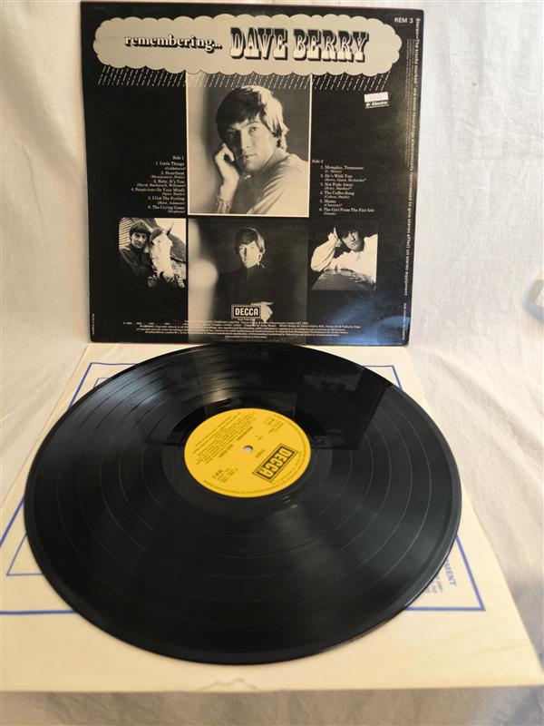 Dave Berry – Remembering… (LP, Decca, REM 3)