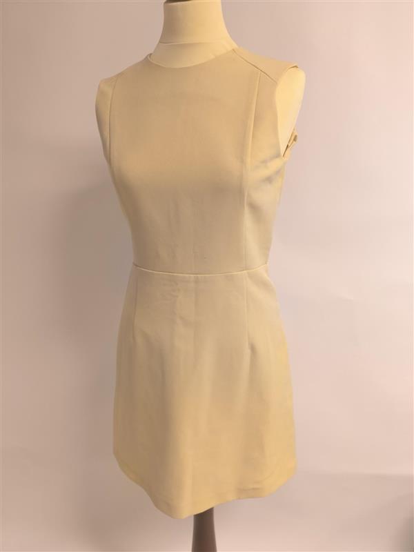 MNG Suit – Sleeveless light beige dress, S