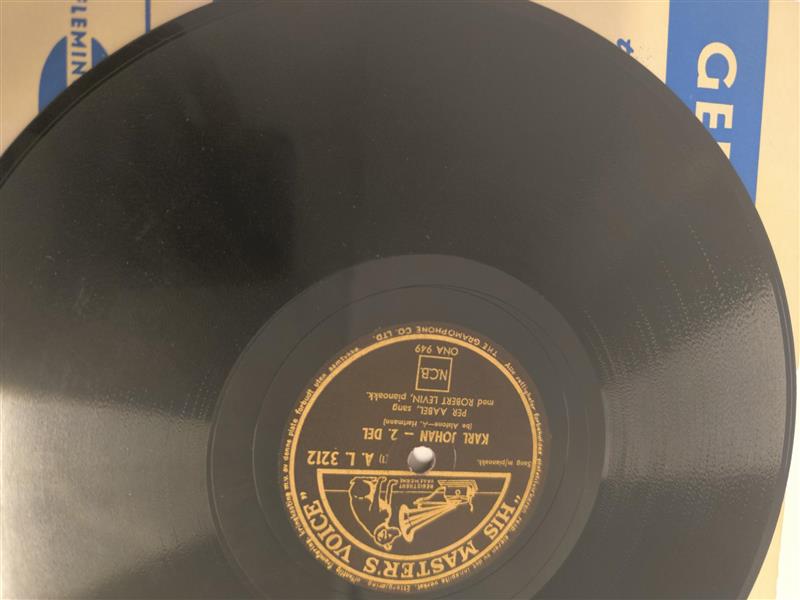 Per Aabel – Karl Johan (Stenkaka / 78-varvare 10" His Master's Voice AL 3212)