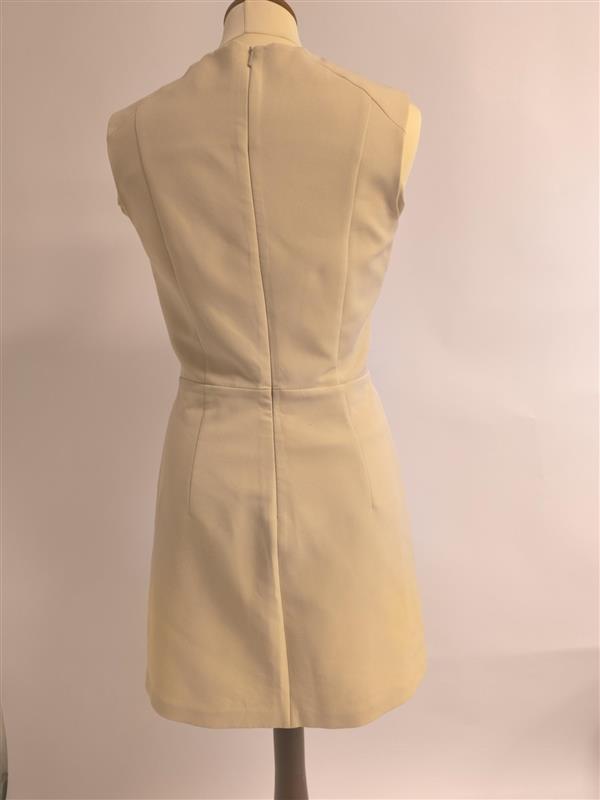 MNG Suit – Sleeveless light beige dress, S