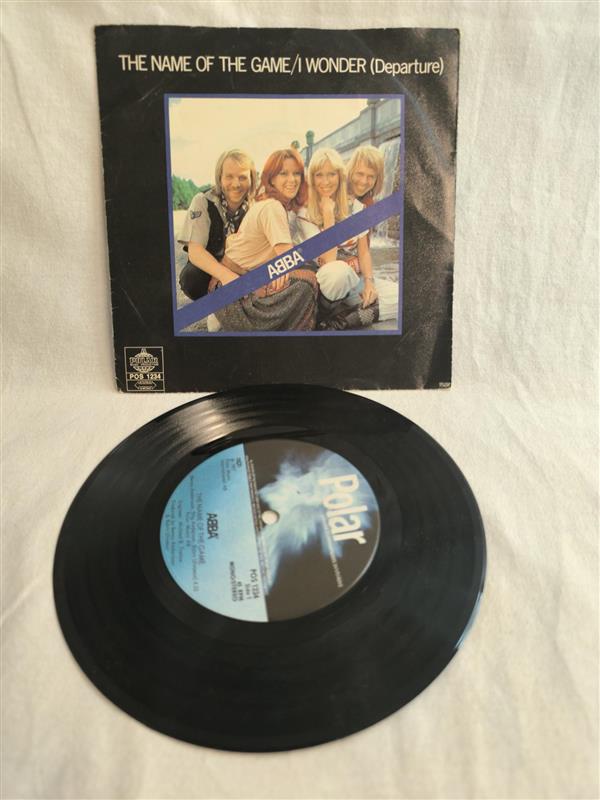 ABBA – The Name of the Game I Wonder (Departure) (7” Vinyl, 1977)