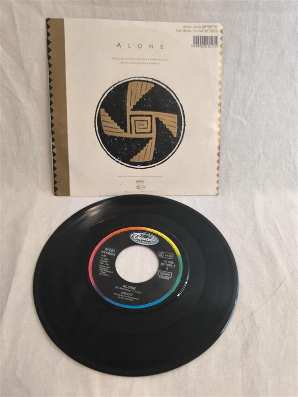 Heart – Alone (7” Vinyl, 1987)